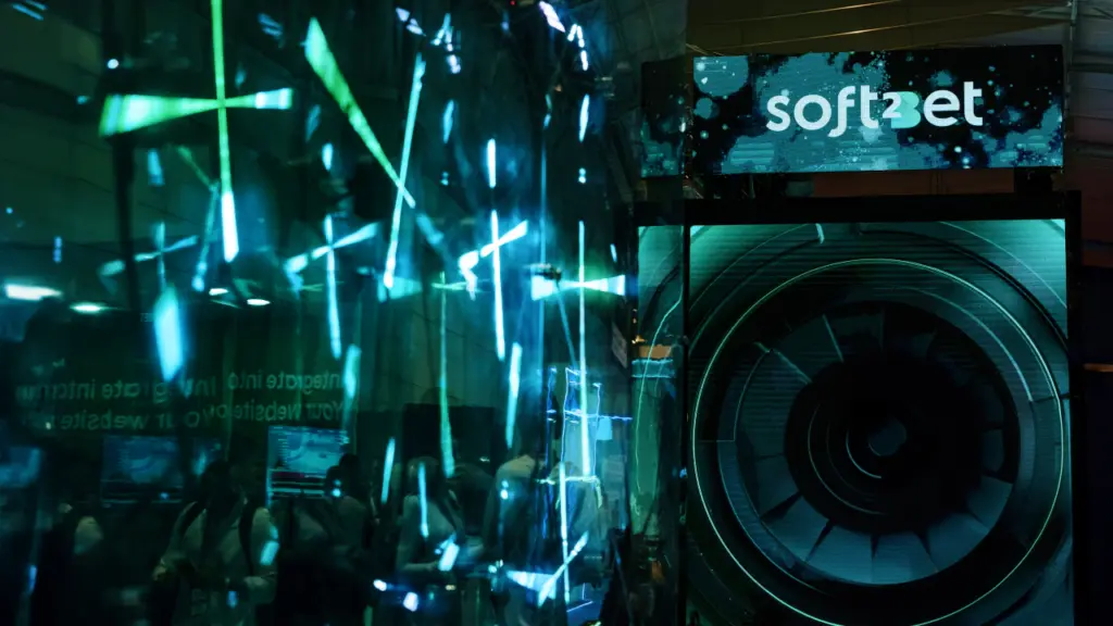 Soft2Bet digital display symbolizing systematic monitoring and audit readiness